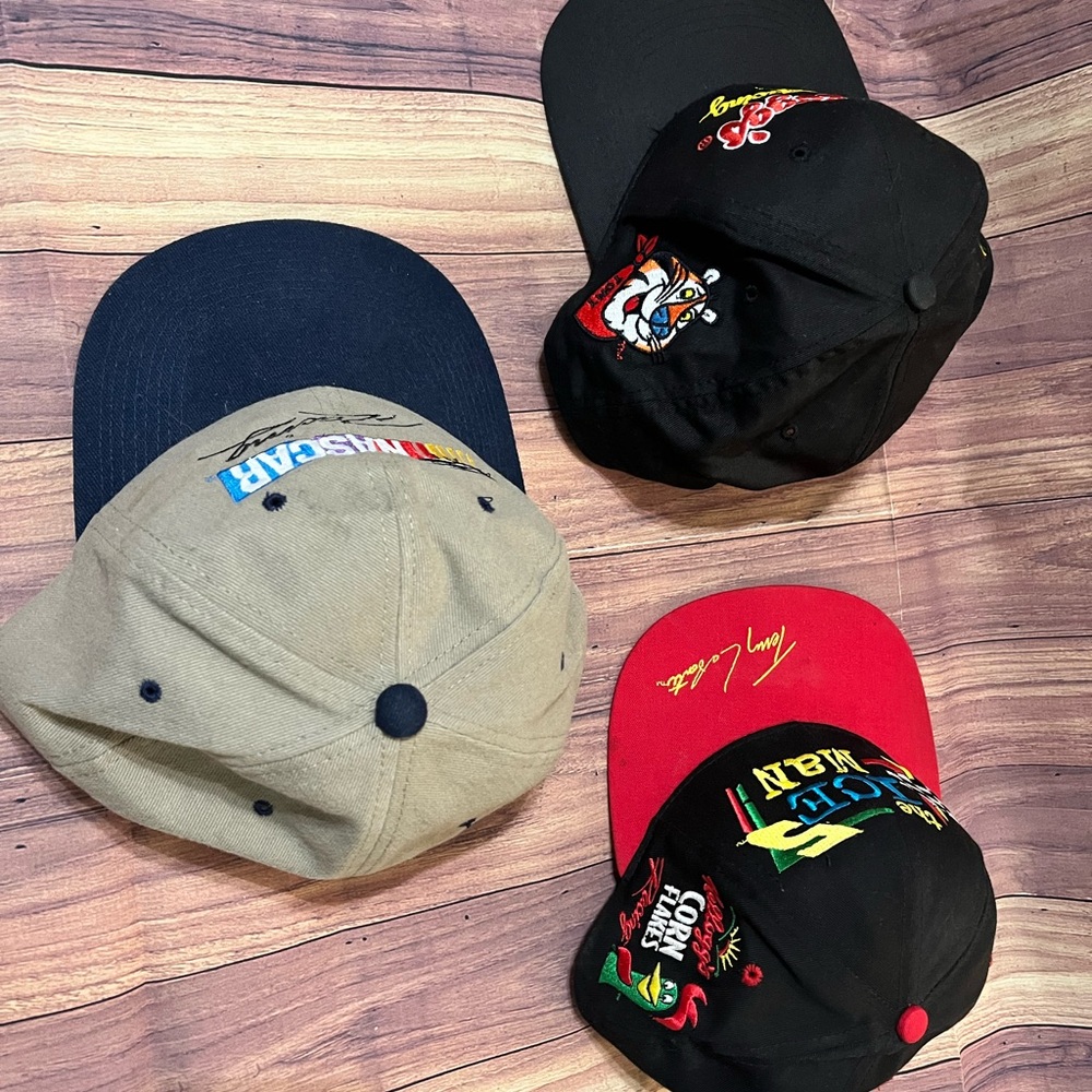 NASCAR Racing Caps Set - Picture 3 of 4